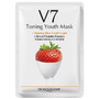 Витаминная маска с экстрактом клубники Bioaqua V7 Toning Youth Mask, 30 гр
