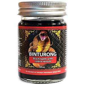 Черный бальзам с ядом кобры Binturong Black Balm Cobra Venom, 50 гр