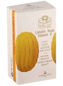 Экстра деликатное мыло с ланолином Madame Heng Lanolin Soap Vitamin E, 100 гр