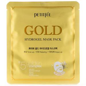 Гидрогелевая маска для лица с золотом Petitfee Gold Hydrogel Mask, 32 гр