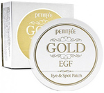 Гидрогелевые патчи для глаз с золотом Petitfee Premium Gold & EGF Eye Patch, 60 шт