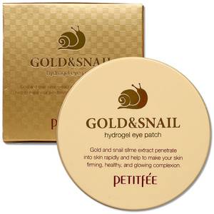 Гидрогелевые патчи для глаз «Улитка и Золото» Petitfee Gold & Snail, 60 шт