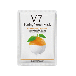 Витаминная маска для лица с экстрактом апельсина V7 Bioaqua, 30 гр