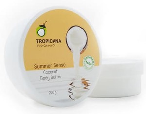 Кокосовое крем-масло для тела Tropicana "Summer Sense", 250 гр