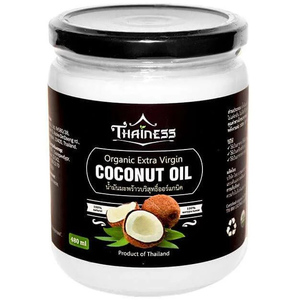 Кокосовое масло холодного отжима Thainess Organic Extra Virgin, 480 мл