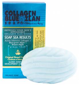 Коллагеновое мыло Madame Heng Collagen Blue Ozean, 80 гр