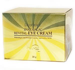 Крем для век с муцином улитки Deoproce Snail Galac-tox Revital Eye Cream, 30 гр