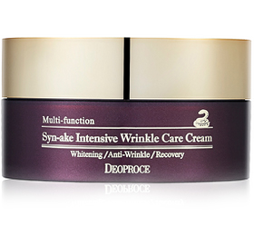 Крем с ядом змеи Deoproce Syn-Ake Intensive Wrinkle Care Cream, 100 гр