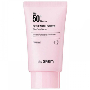 Крем солнцезащитный The Saem Eco Earth Power Pink Sun Cream, 50 гр