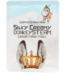 Маска для лица с паровым кремом Elizavecca Silky Creamy Donkey Steam, 25 мл