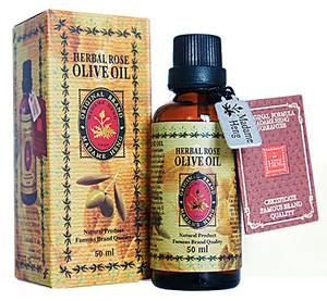 Масло оливы и розы Madame Heng Herbal Rose & Olive Oil, 50 мл