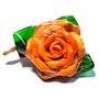 Мыло фигурное Оранжевая Роза Orange Rose, 100 гр