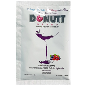 Питьевой коллаген с ягодным вкусом Donutt Collagen Peptide, 15 гр﻿
