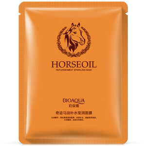 Увлажняющая маска с лошадиным жиром Bioaqua Horseoil, 30 гр
